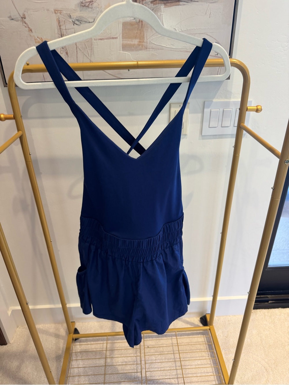 FP Movement by Free People Navy Get Your Flirt On Shortsie - Picture 5 of 8